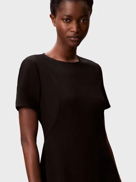 Сукня Calvin Klein кльош чорна