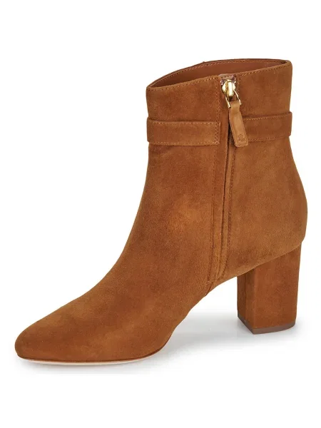 Botine Lauren Ralph Lauren din piele maro