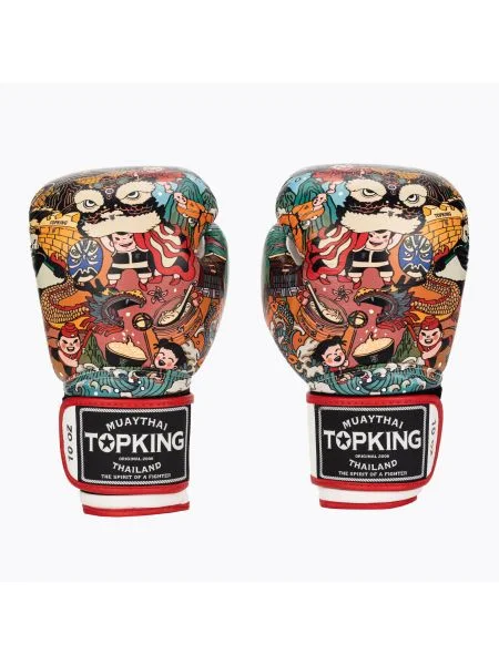Боксови ръкавици Top King Boxing Culture white/red бяло