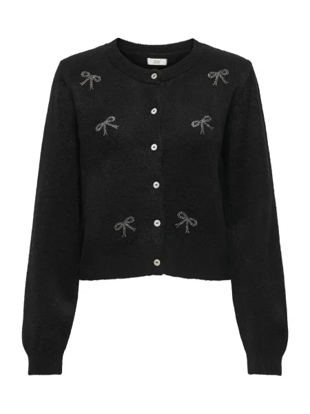 JDY Geacă tricotată JDYFAYE / argintiu negru