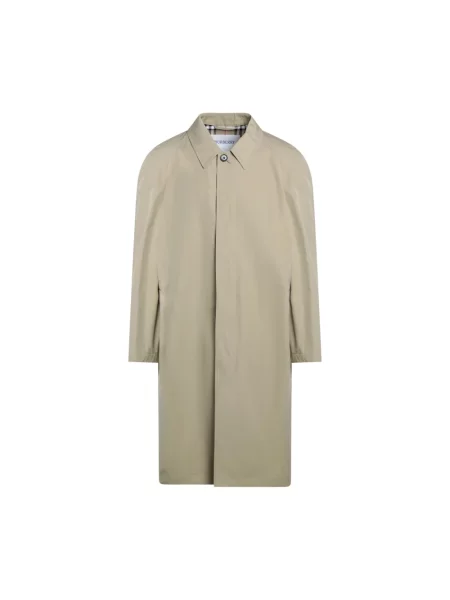 Długi płaszcz Burberry beżowy