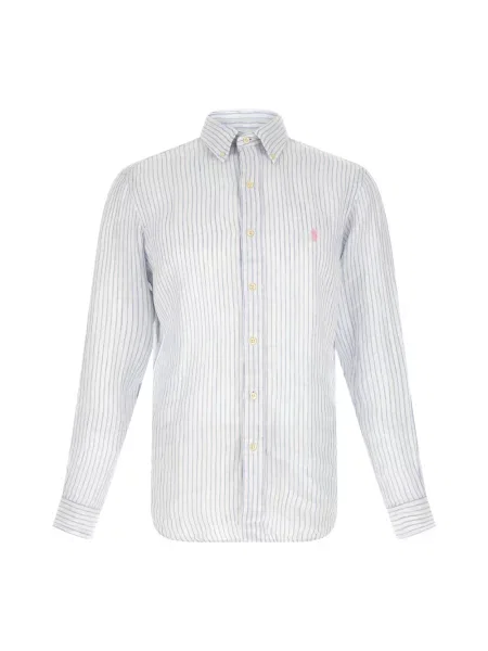 Koszula casualowa o kroju regular fit z czystego lnu Polo Ralph Lauren biała