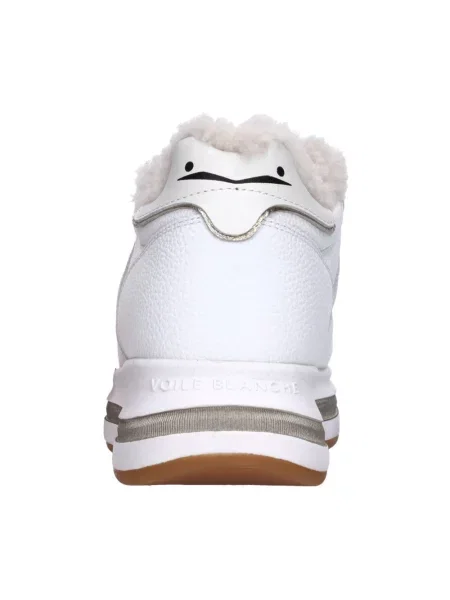 Sneakersy Voile Blanche skórzane białe