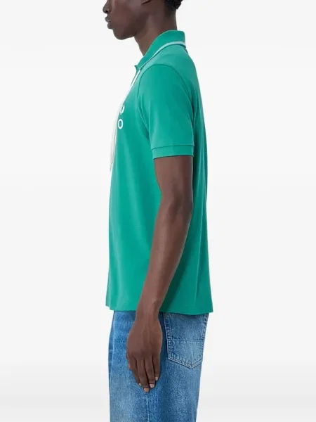 Tricou polo Fred Perry cu broderie verde
