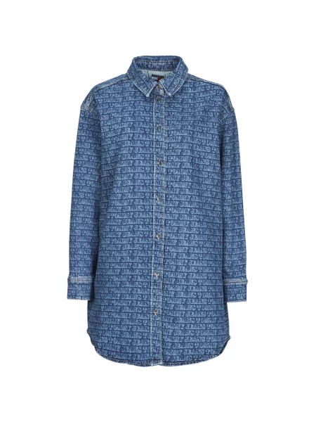 Džínové šaty Tommy Jeans modré