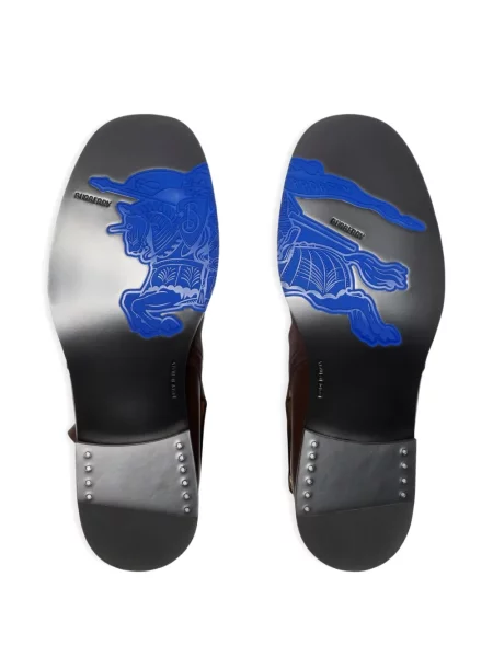 Botine Burberry cu cataramă maro