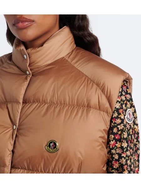 Reversibil vestă din puf Moncler Tibb bej
