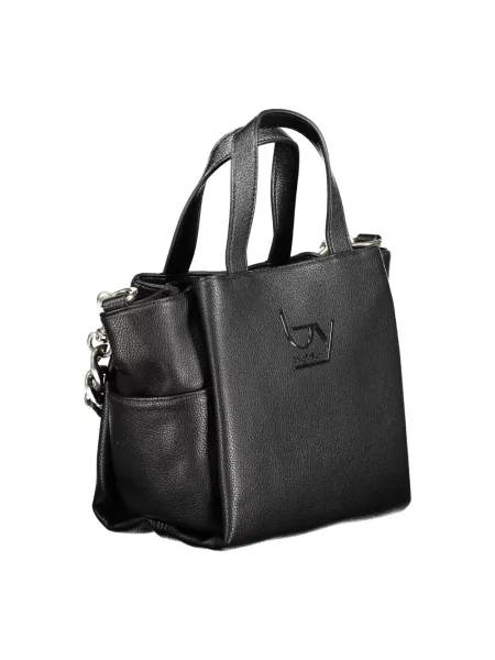 Lniana shopperka Byblos elegancka czarna