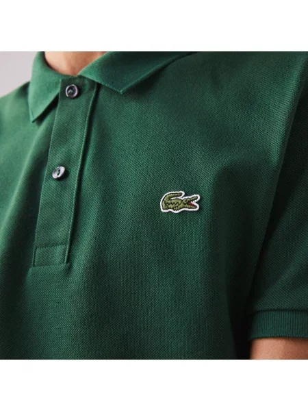 Поло Lacoste зеленое