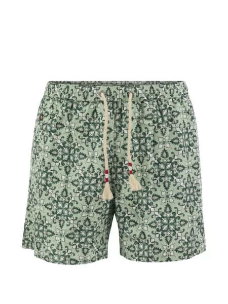 Kupaće gaće Mc2 Saint Barth s vezicama zelena