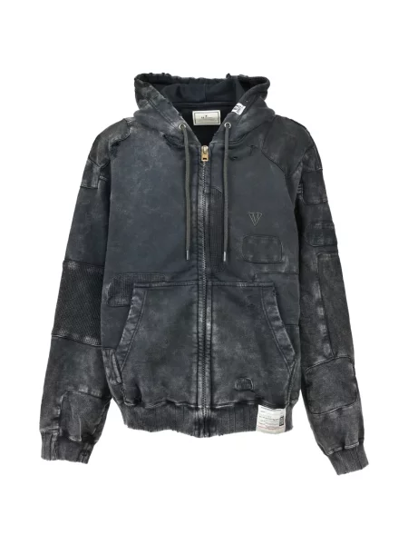 Hanorac cu glugă Maison Mihara Yasuhiro cu glugă gri