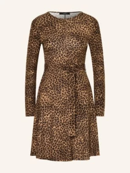 Weekend Max Mara Sukienka Z Dżerseju Savana braun czarna