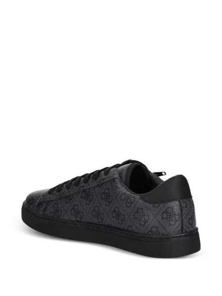 Sneakerși Guess cu imagine negru