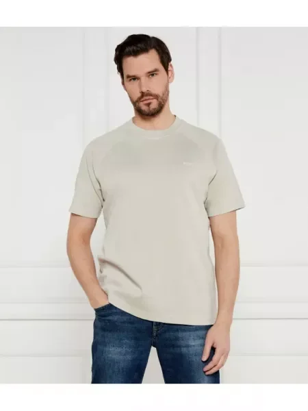 BOSS ORANGE Tricou Te_Concrete bej