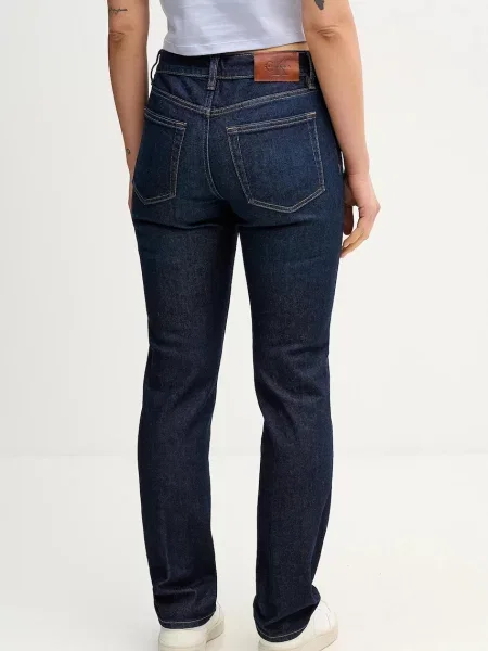 Džíny Calvin Klein Jeans tmavomodrá