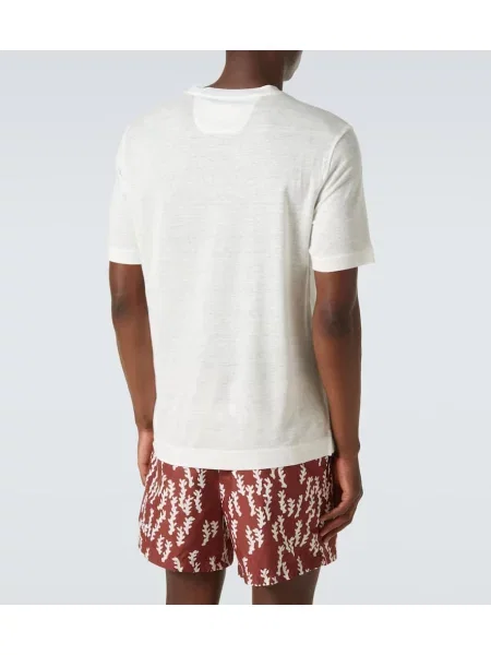 Tricou Zegna de in alb