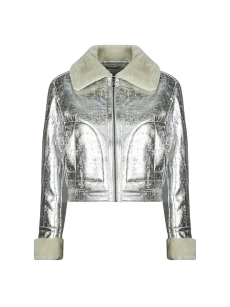 Jakna Desigual srebrna