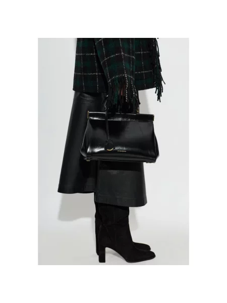 Torebka Victoria Beckham skórzana czarna