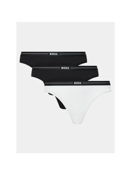 BOSS BLACK 3 db-os tanga szett 3P BRIEF fehér