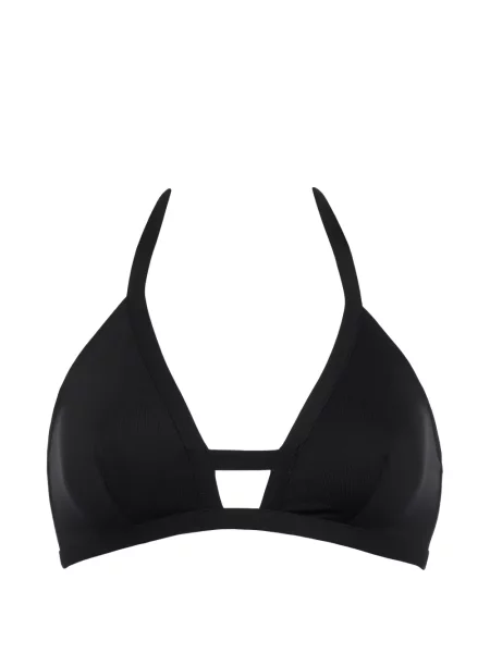 Top Eres cu gât halter negru