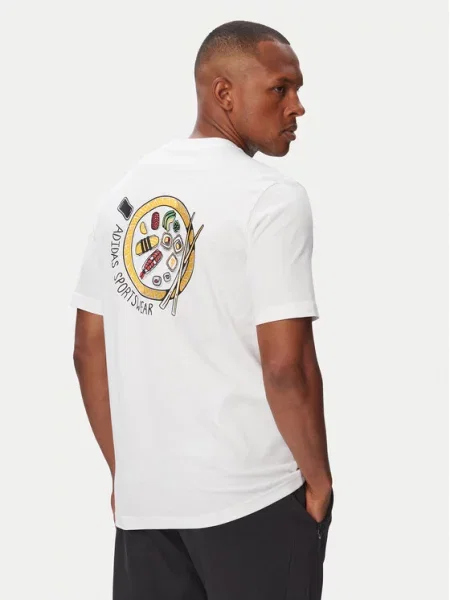 Adidas Majica Sushi Graphic Regular Fit bela