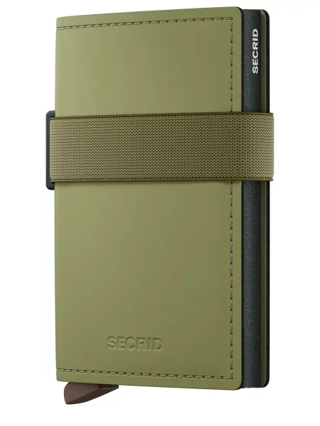 Secrid RFID pénztárca bőr MATTE zöld