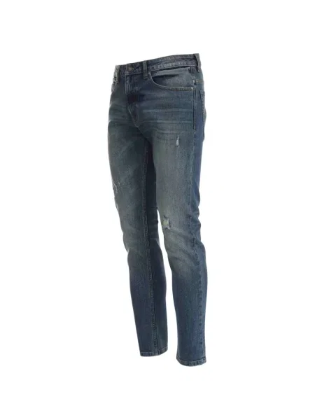 Traperice Versace Jeans Couture s izlizanim efektom plava