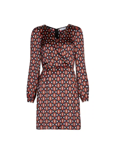 Mini obleka Naf Naf rdeča