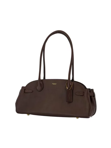 Shopperka Coach brązowa