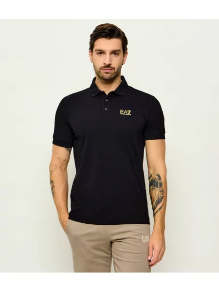 Tricou polo Emporio Armani Ea7 negru