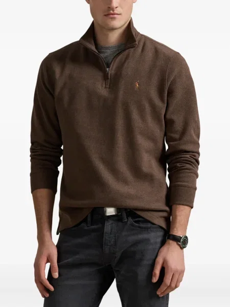 Krátký kostkovaná kšiltovka Polo Ralph Lauren s potiskem zelená