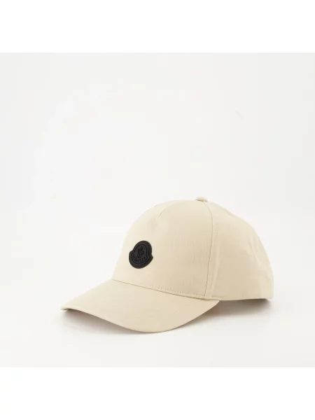 Czapka z daszkiem Moncler beżowa