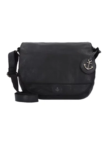 Harbour Geantă de umăr Lotta metalic gri