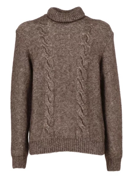 Sweter K-way brązowy