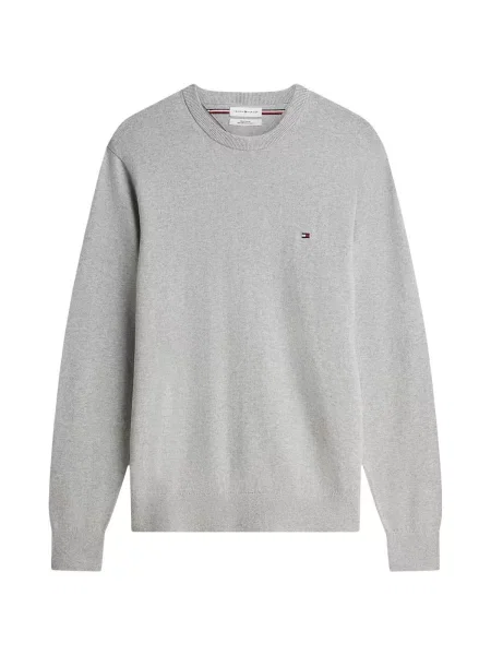 Tommy Hilfiger Pulover cu adaos de cașmir gri