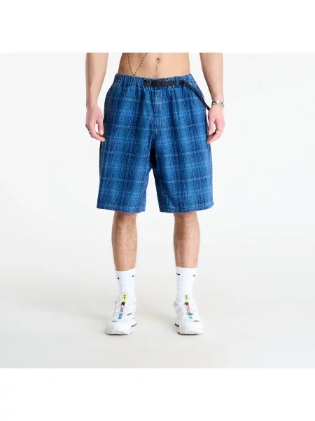 Šortky Gramicci Lagoon Short Denim Plaid UNISEX Indigo Checkered Plaid M