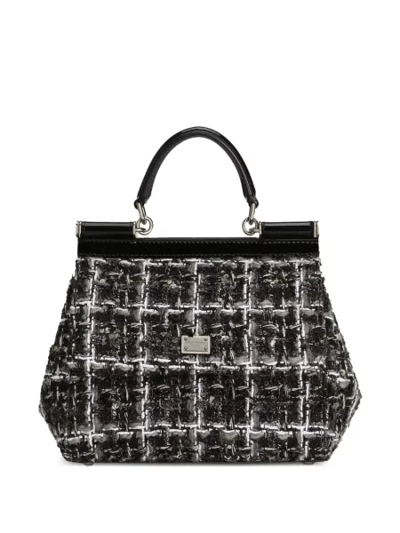 Geantă Dolce & Gabbana Sicily negru