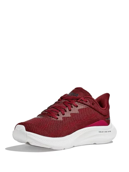 Fűzős csipkés sneaker Hoka piros