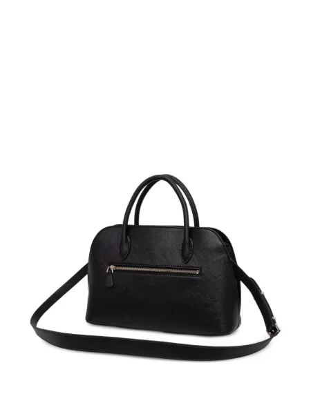 Geantă shopper Guess cu autograf negru