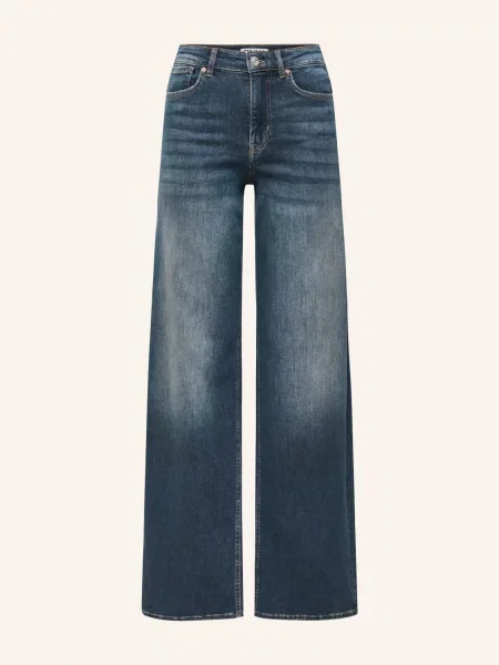 Only Široké Džíny dark blue denim modré