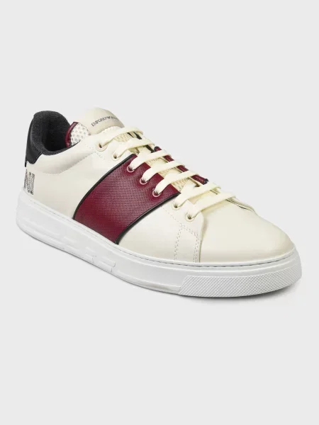Кеды Emporio Armani белые