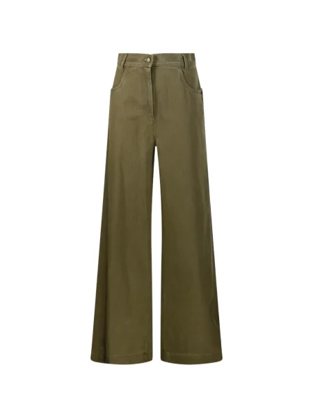 Blugi cu picior larg Max Mara verde