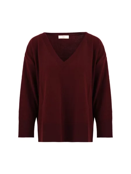 Sweter Akep wełniany czerwony