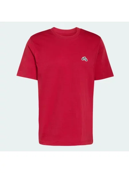 KOSZULKA SUMMER SLIDE TRIM Z GRAFIKĄ czerwona