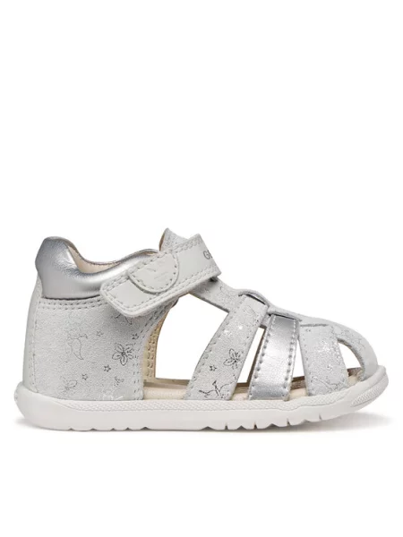 Sandály Geox B Sandal Macchia Gir šedá