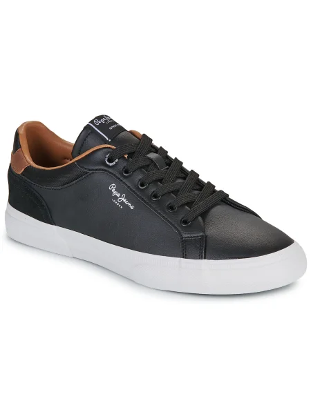 Sportcipő Pepe Jeans Kenton Court Bllack fekete