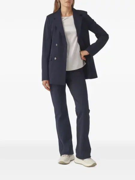 Sacou Max Mara cu două rânduri de nasturi albastru
