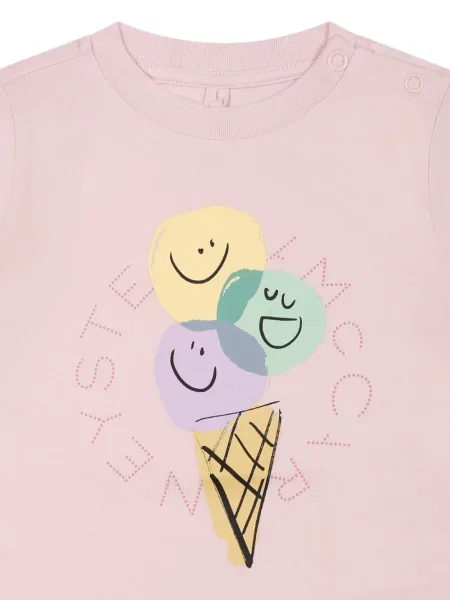 Koszulka dziecięca Stella Mccartney różowa