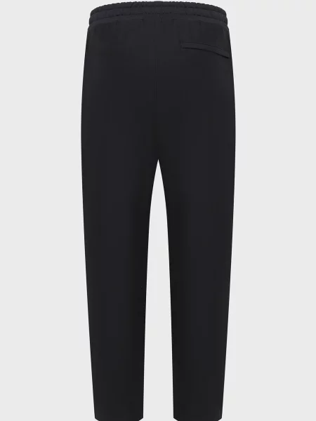 Махровые спортивные штаны Calvin Klein с лого черные