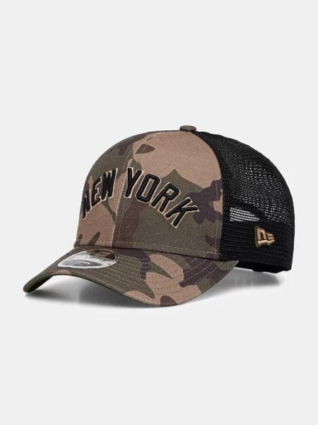 New Era trucker kapa WORDMARK CAMO MC NYY zelena